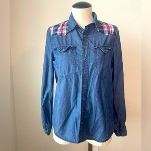 Forever 21 Button Down Shirt Long Sleeve
